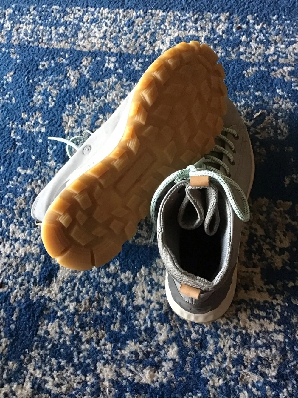 ECCO Exostrike Hydromax High-Top Boots, Wild Dove Colorway.